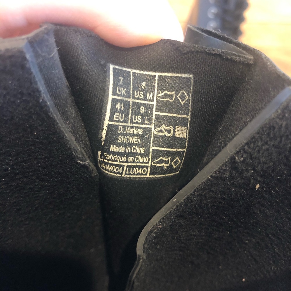 Dr.Marten rubber rain combat boots tall - Picture 8 of 8